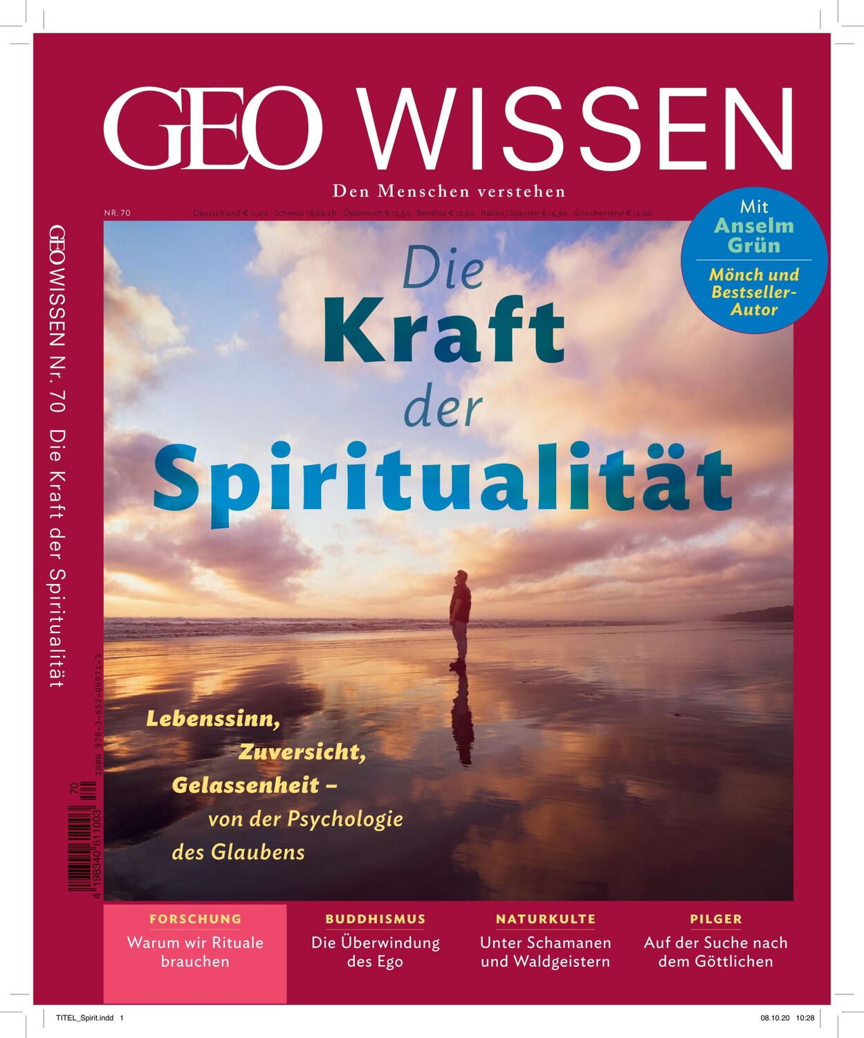 Cover: 9783652009713 | GEO Wissen / GEO Wissen 70/2020 - Die Kraft der Spiritualität | 148 S.