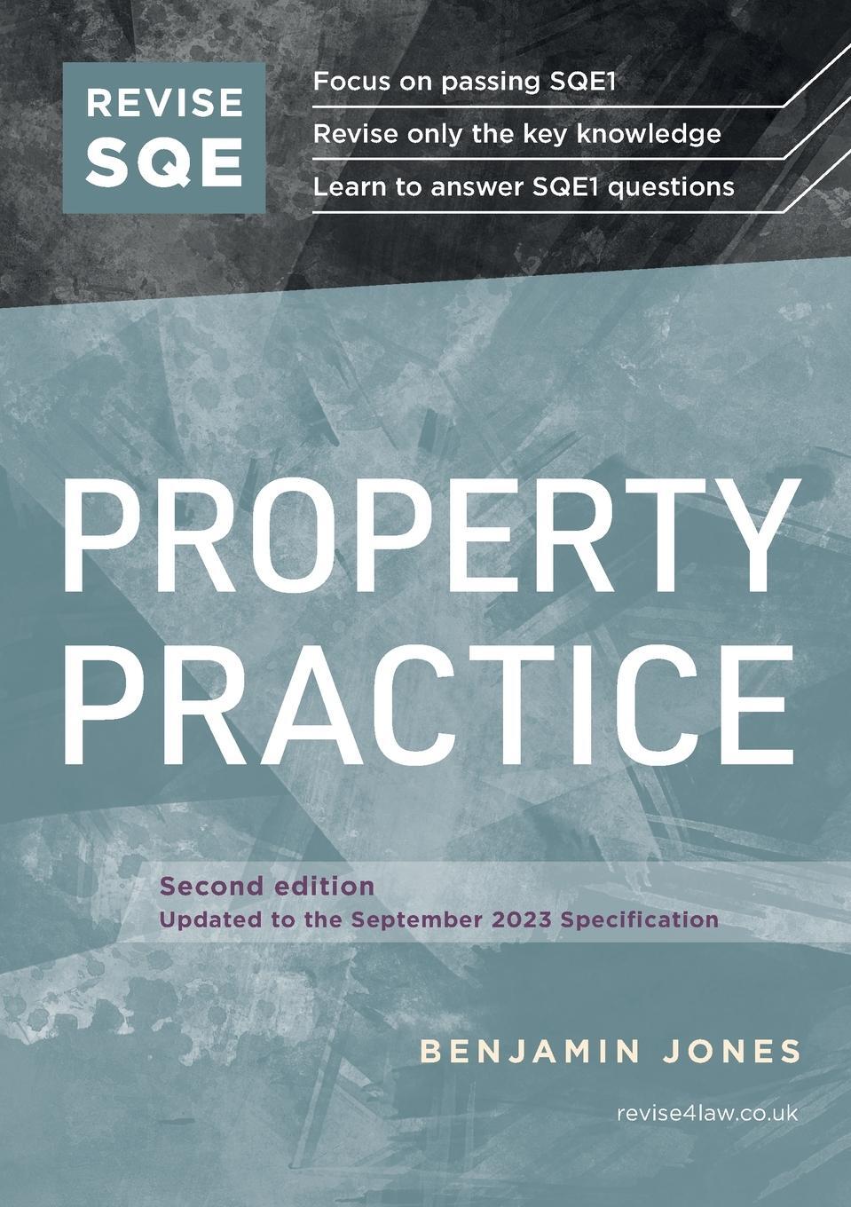 Cover: 9781914213779 | Revise SQE Property Practice | SQE1 Revision Guide 2nd ed | Jones
