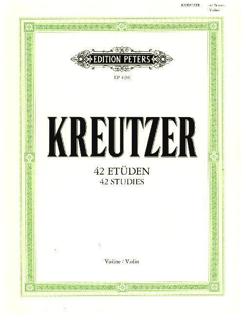 Cover: 9790014022969 | 42 Etüden (Capricen) | für Violine Solo | Rodolphe Kreutzer | Buch