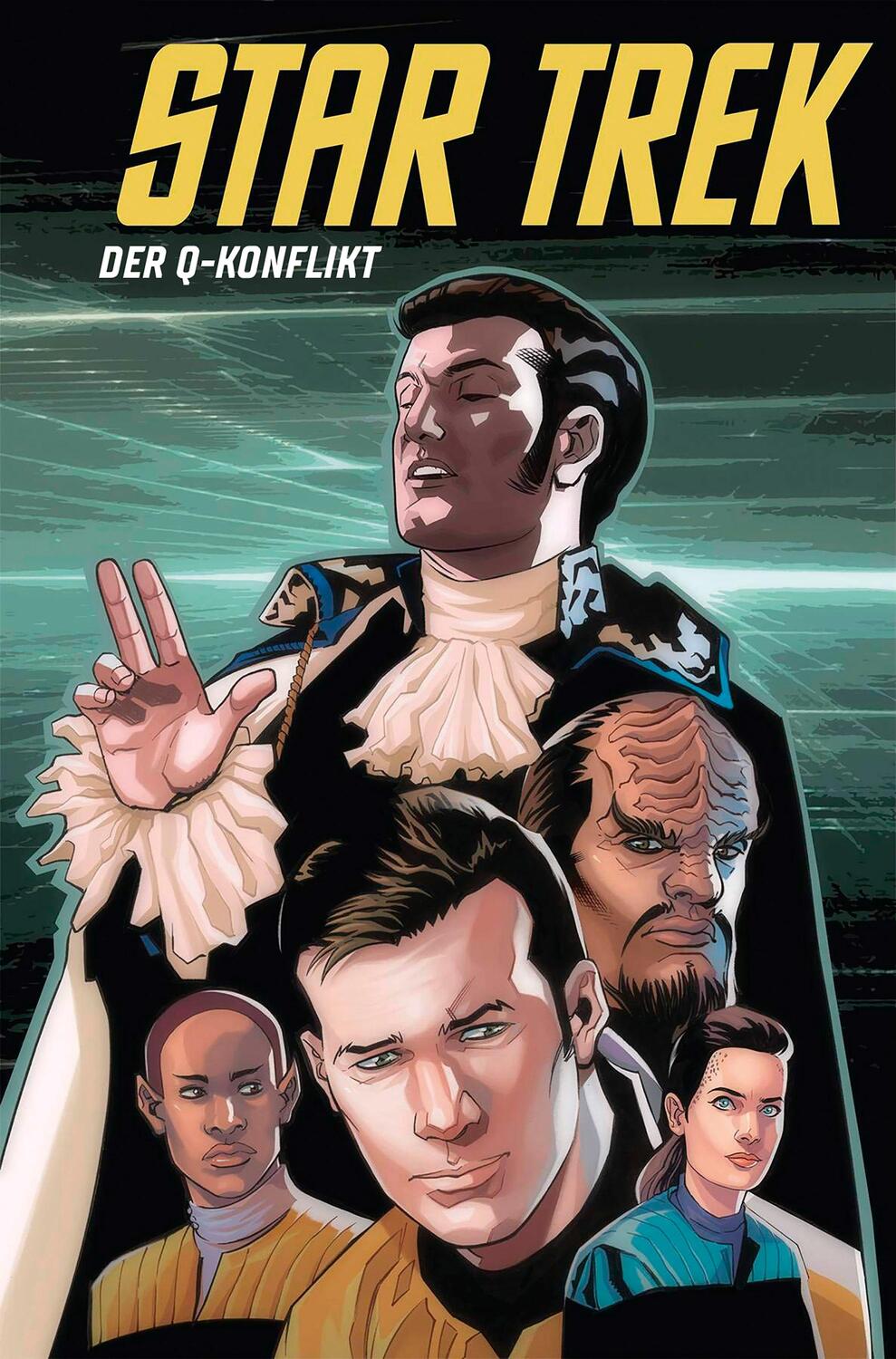 Cover: 9783959813792 | Star Trek Comicband 17: Der Q-Konflikt | Scott Tipton (u. a.) | Buch