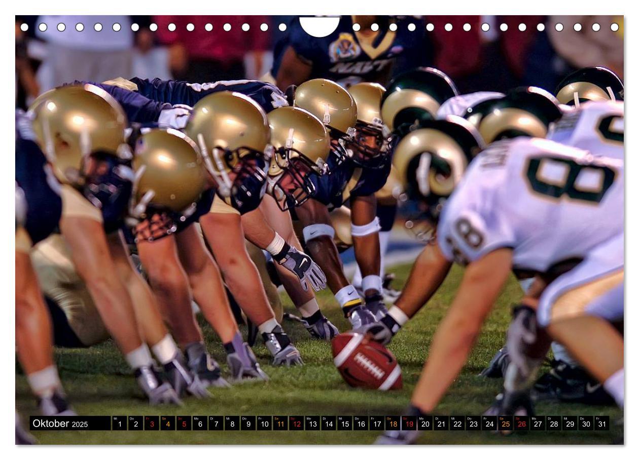 Bild: 9783435597024 | Kraft und Taktik - American Football (Wandkalender 2025 DIN A4...