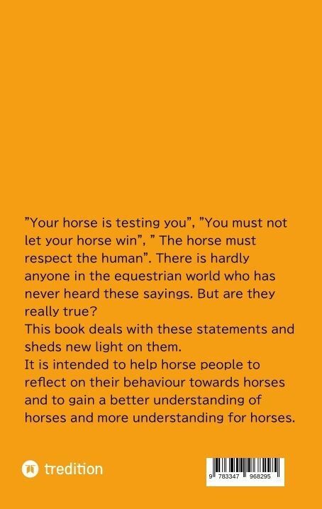 Bild: 9783347968295 | "Your horse is testing you" | Daniela Vögele | Taschenbuch | Englisch