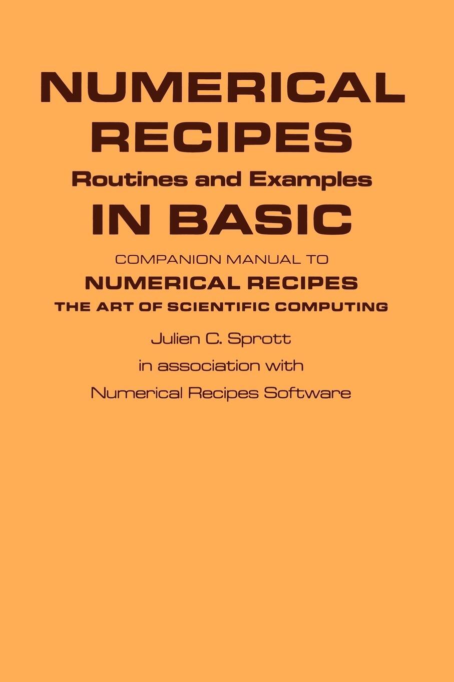 Cover: 9780521406895 | Numerical Recipes Routines and Examples in Basic (First Edition)