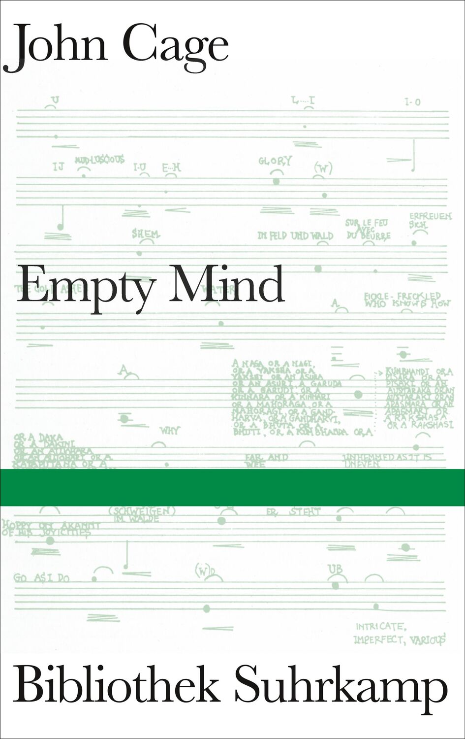 Cover: 9783518224724 | Empty Mind | John Cage | Buch | Bibliothek Suhrkamp | 240 S. | Deutsch