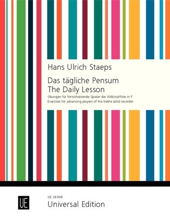Cover: 9790008086755 | Staeps, H: Das tägliche Pensum | Hans Ulrich Staeps | Buch | Englisch