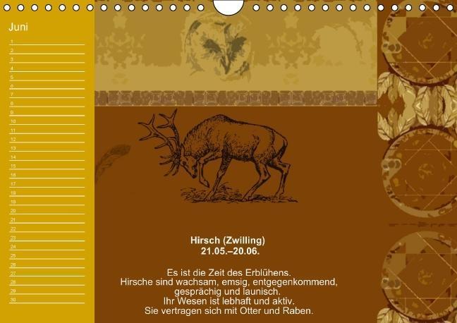 Bild: 9783660440607 | Indianisches Horoskop / Geburtstagskalender (Wandkalender...