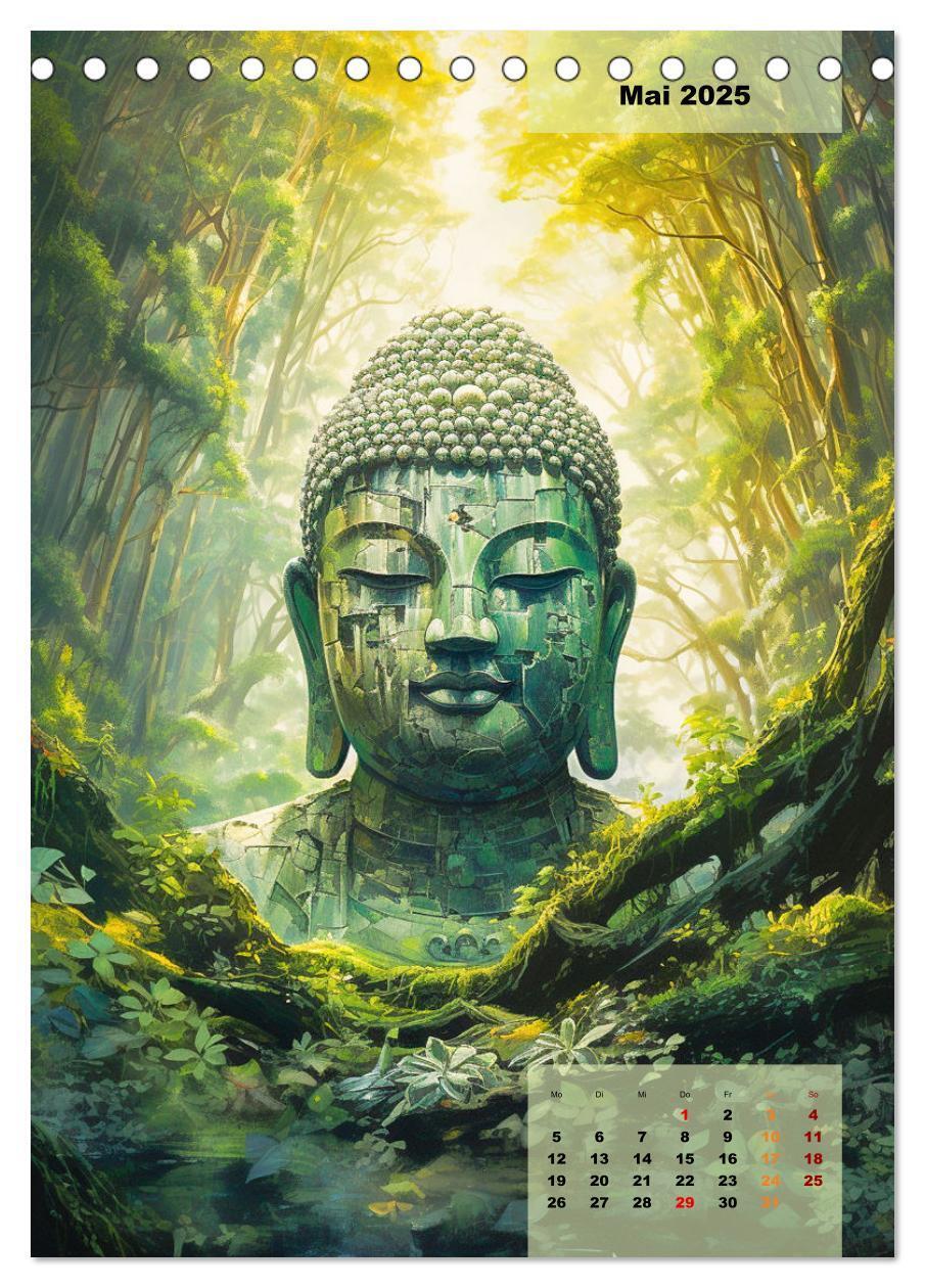 Bild: 9783435858088 | Jade Buddha - Finde die innere Mitte (Tischkalender 2025 DIN A5...