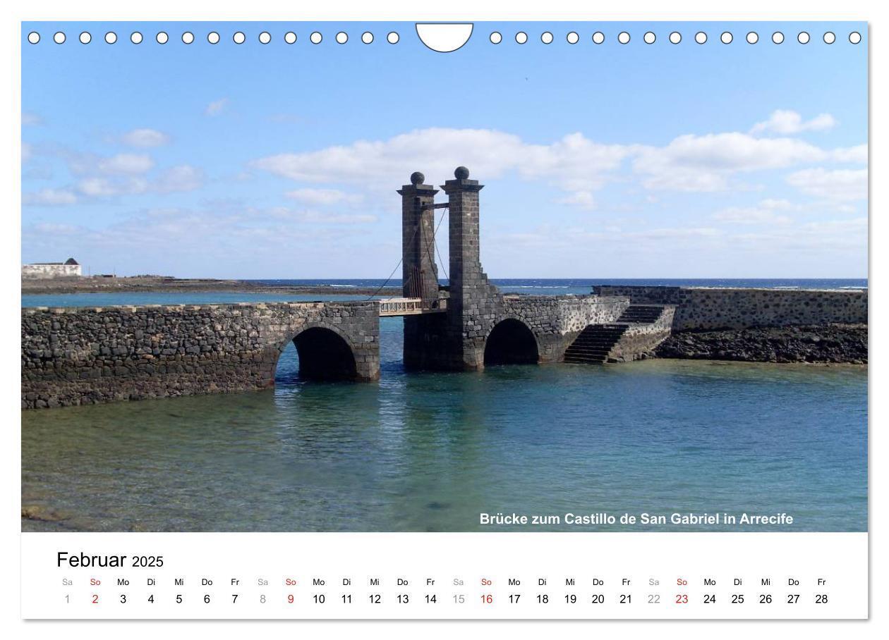 Bild: 9783435765492 | Die Canarischen Inseln - Lanzarote (Wandkalender 2025 DIN A4 quer),...