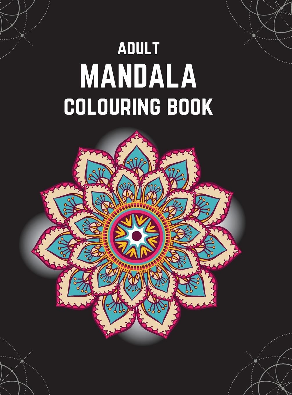 Cover: 9781739142414 | Adult Mandala Colouring Book (Deluxe Hardcover Edition) | Hannah's