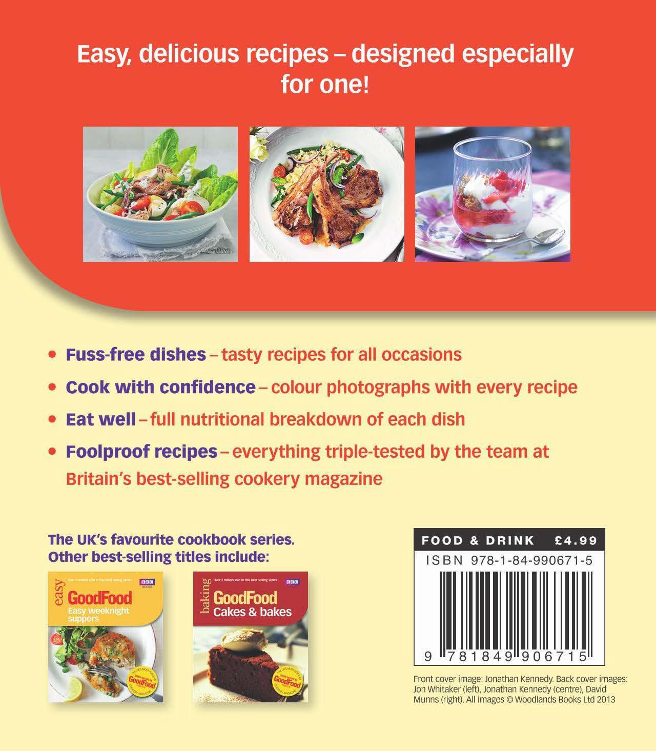 Rückseite: 9781849906715 | Good Food: Meals for One | Triple-tested recipes | Good Food Guides