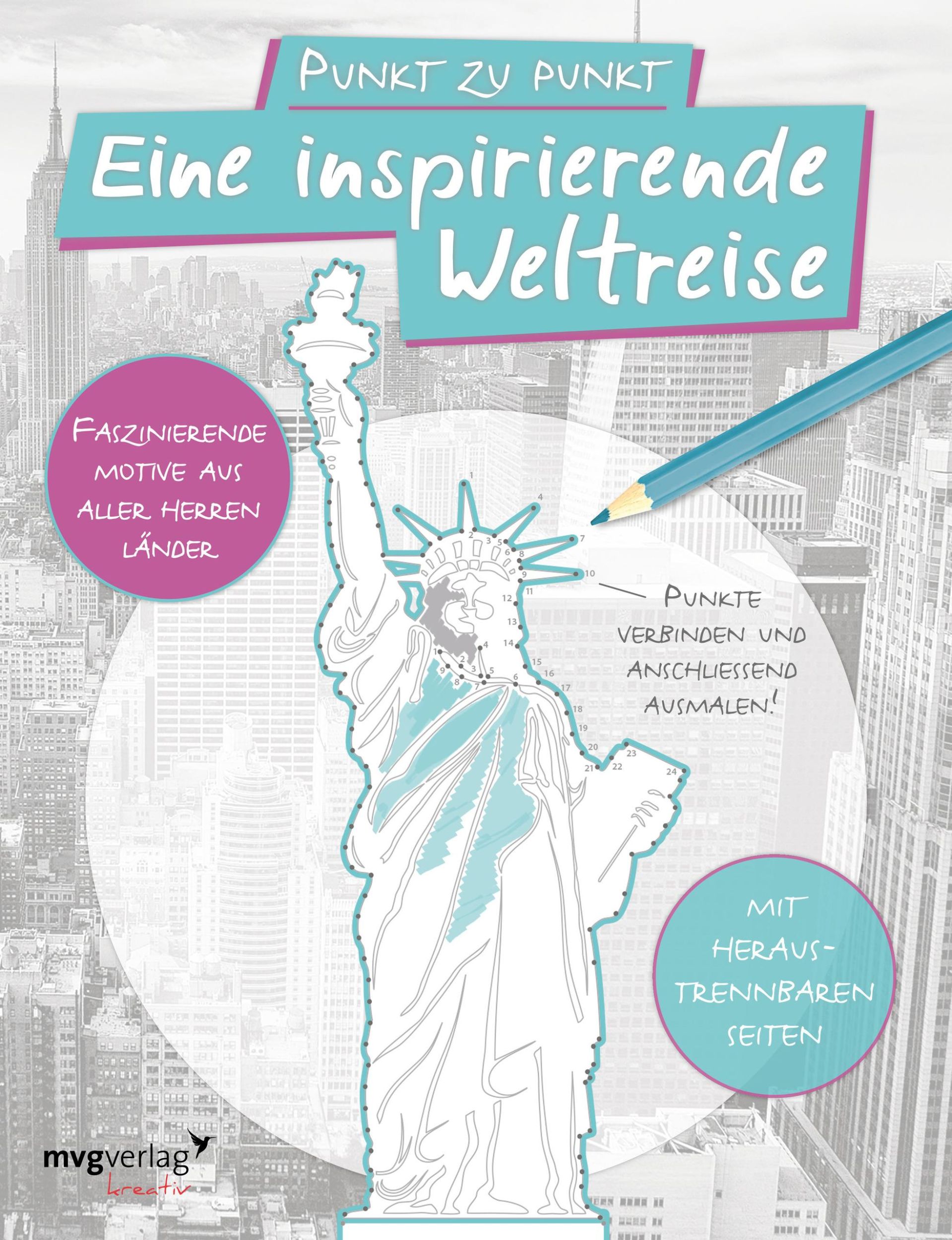 Cover: 9783868826715 | Punkt zu Punkt: Eine inspirierende Weltreise: Malbuch für Erwachsene