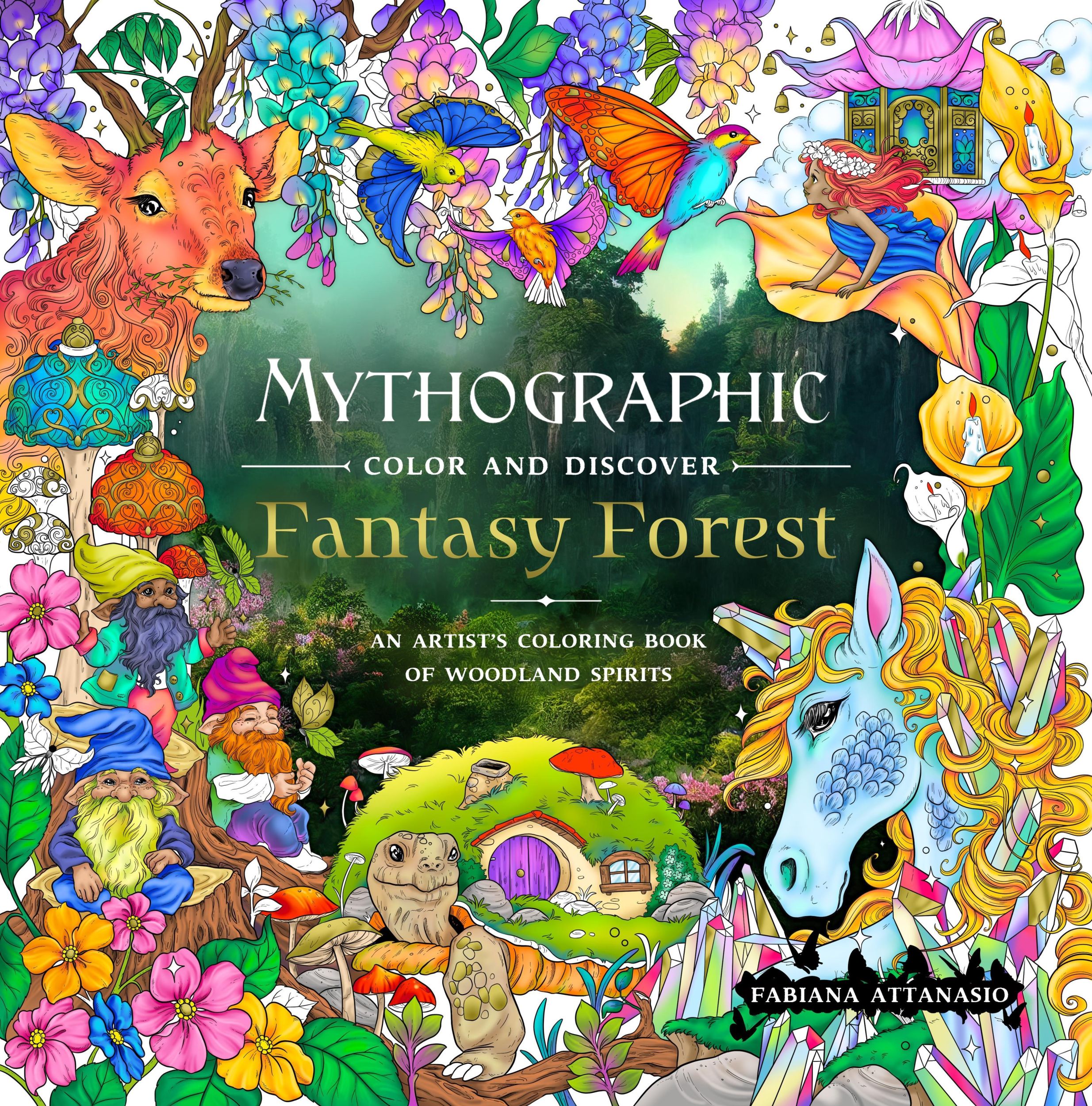 Cover: 9781250373274 | Mythographic Color and Discover: Fantasy Forest | Fabiana Attanasio