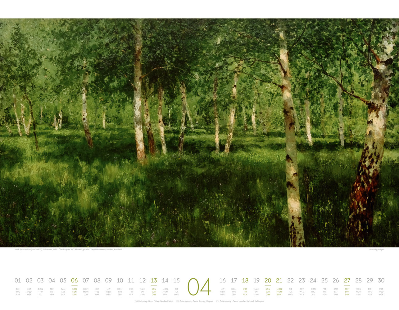 Bild: 9783838425559 | Kunstwerk Wald Kalender 2025 | Ackermann Kunstverlag | Kalender | 2025