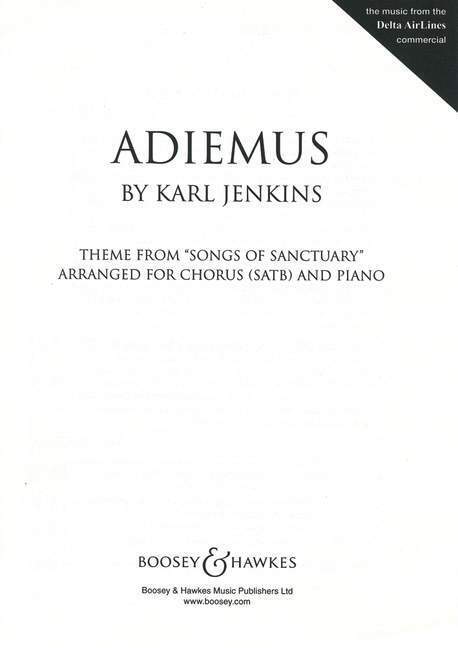 Cover: 9790060106712 | Adiemus | Karl Jenkins | Buch | 12 S. | ? | 2004 | Schott Music
