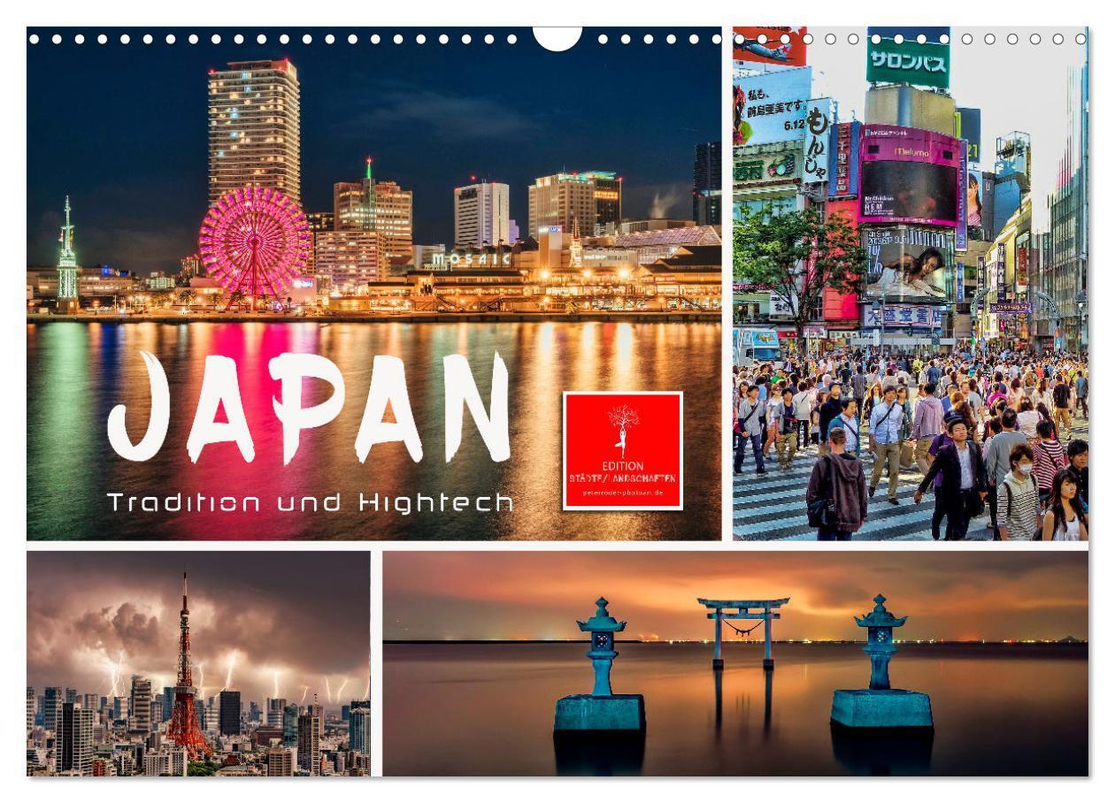 Cover: 9783675974647 | Japan - Tradition und Hightech (Wandkalender 2024 DIN A3 quer),...