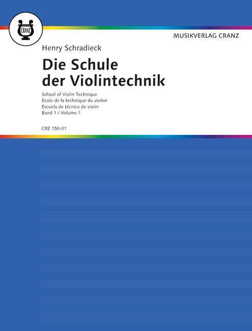 Cover: 9783920201030 | Die Schule der Violintechnik. Bd.1 | Neuausgabe. Band 1. Violine.