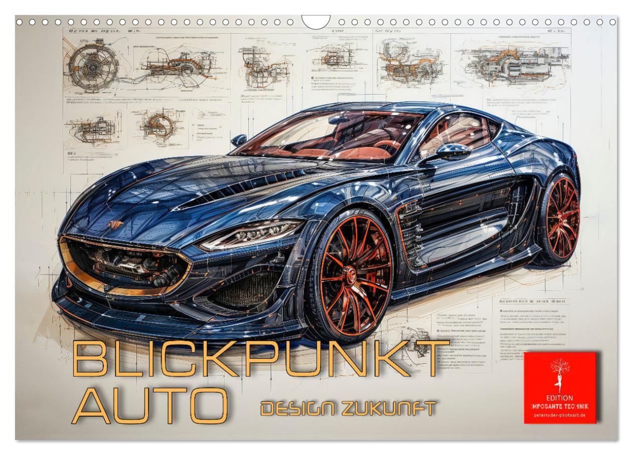 Cover: 9783383878916 | Blickpunkt Auto Design Zukunft (Wandkalender 2025 DIN A3 quer),...