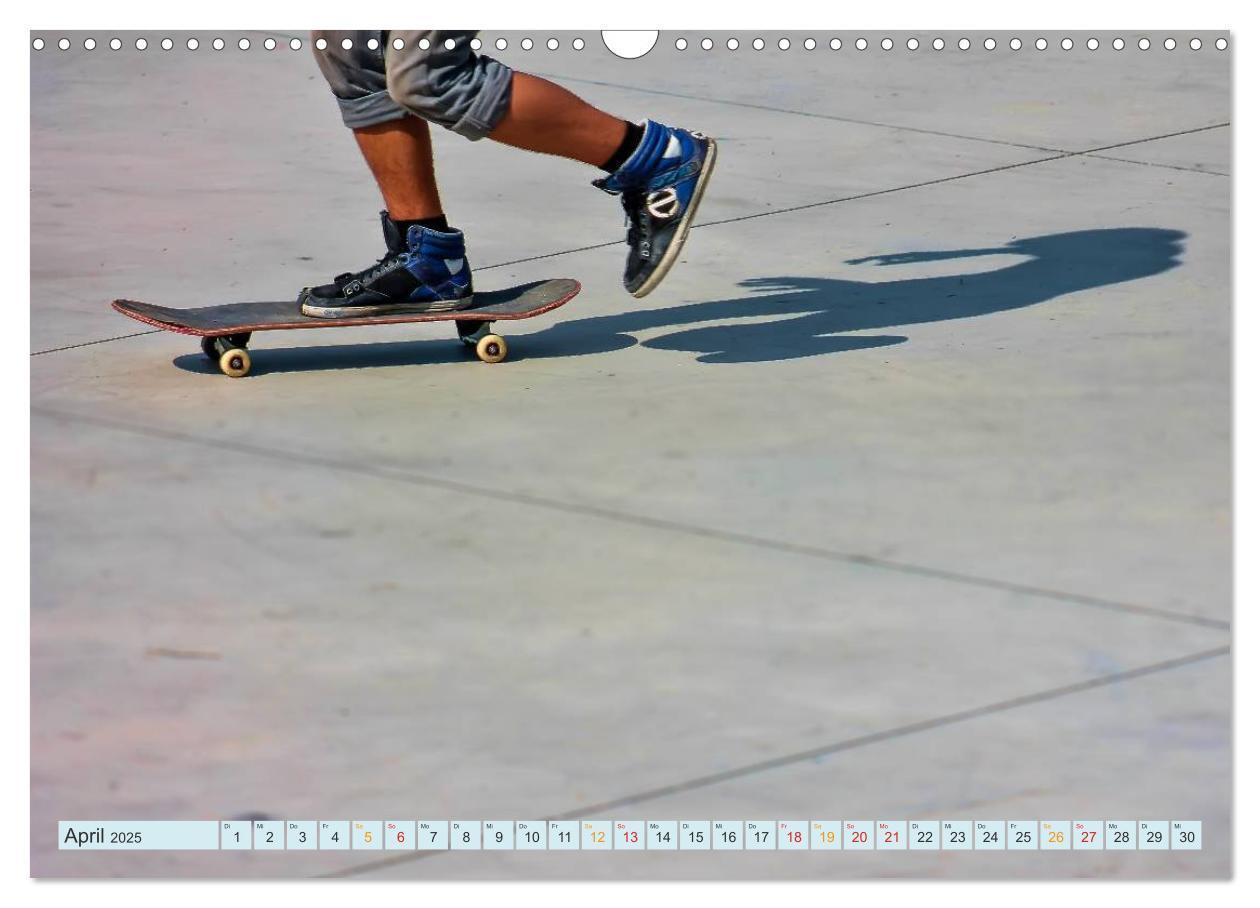 Bild: 9783435579631 | Skateboarding - nichts für Weicheier (Wandkalender 2025 DIN A3...