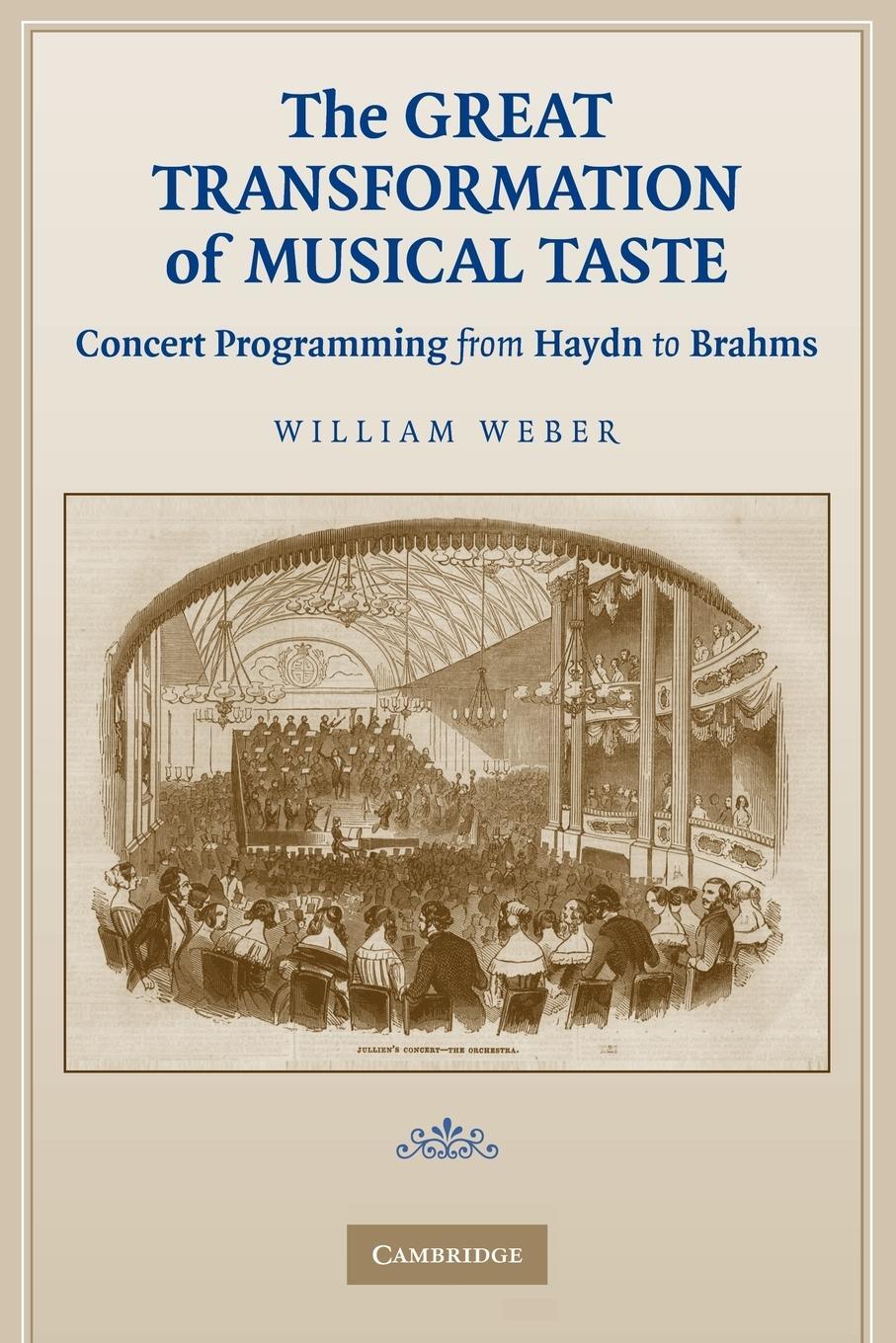 Cover: 9780521124232 | The Great Transformation of Musical Taste | Weber William | Buch