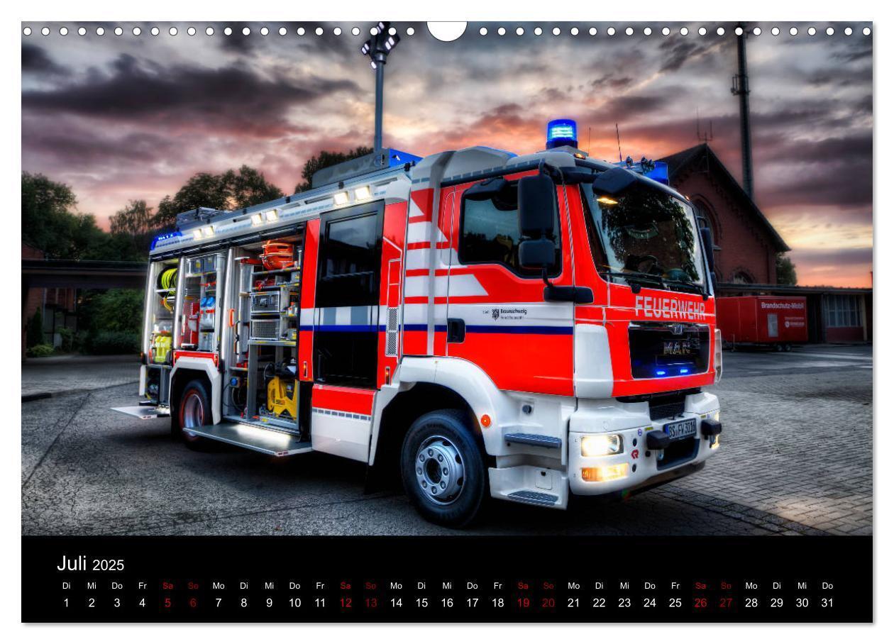 Bild: 9783435422234 | Feuerwehr und Rettungsdienst (Wandkalender 2025 DIN A3 quer),...