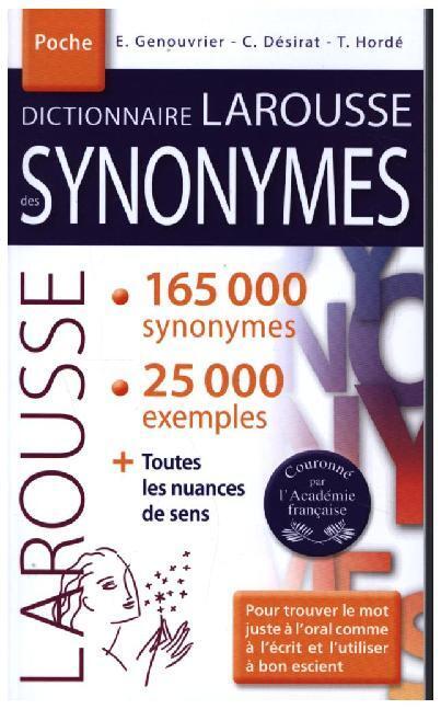 Cover: 9782035985101 | Dictionnaire des synonymes | 165 000 synonymes et 25 000 exemples