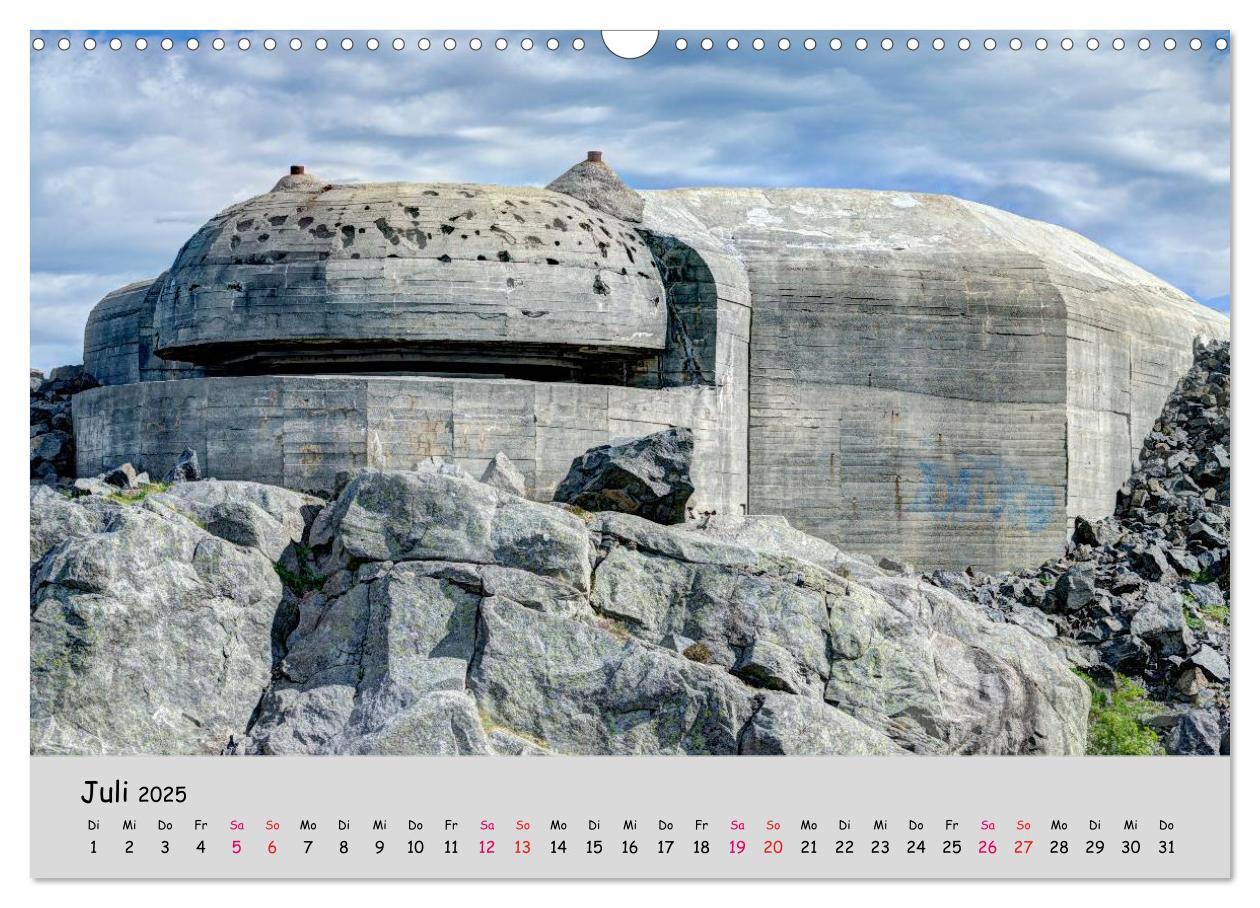 Bild: 9783435645695 | Bunker Zeitzeugen der Geschichte (Wandkalender 2025 DIN A3 quer),...