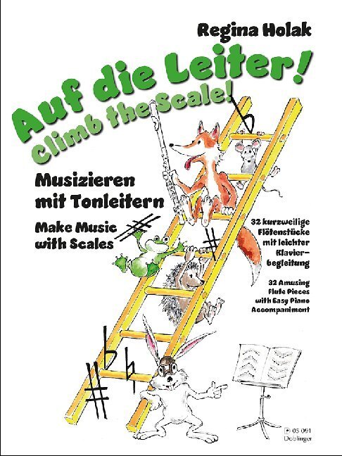 Cover: 9790012206873 | Auf die Leiter!, für Flöte u. Klavier | Regina Holak | Deutsch | 2019