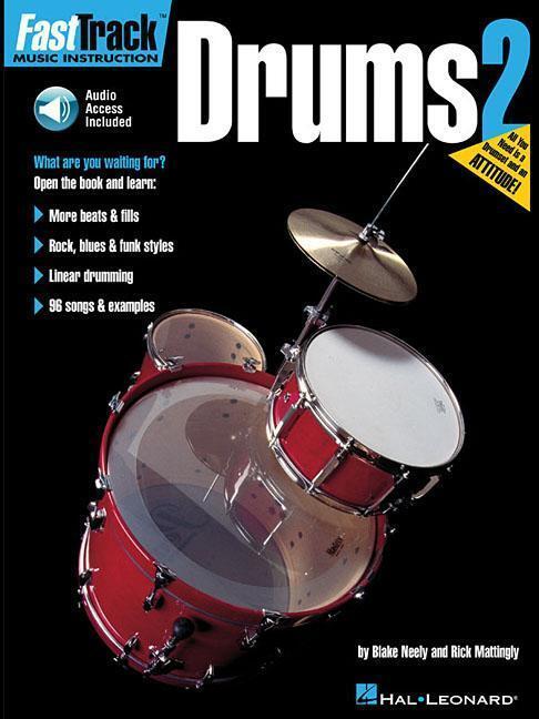 Cover: 73999972955 | Fasttrack Drums Method Book 2 Book/Online Audio | Blake Neely (u. a.)