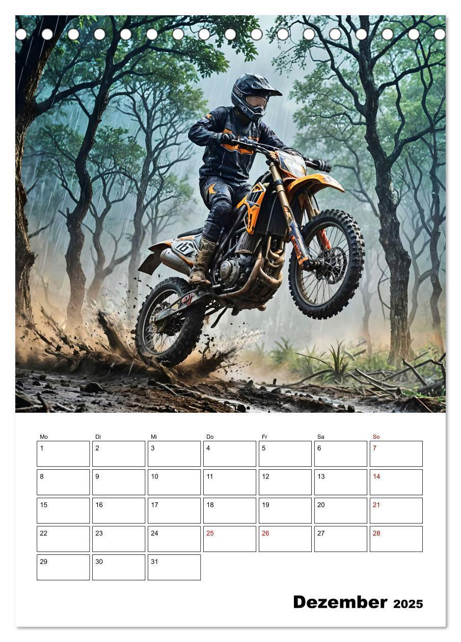 Bild: 9783457196762 | Vollgas und Adrenalin - Motocross-Action pur! (Tischkalender 2025...