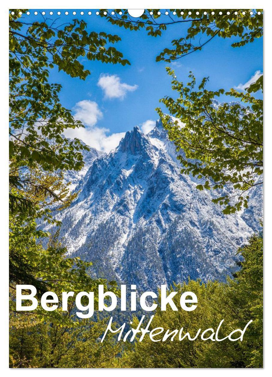 Cover: 9783675959583 | Bergblicke - Mittenwald (Wandkalender 2024 DIN A3 hoch), CALVENDO...