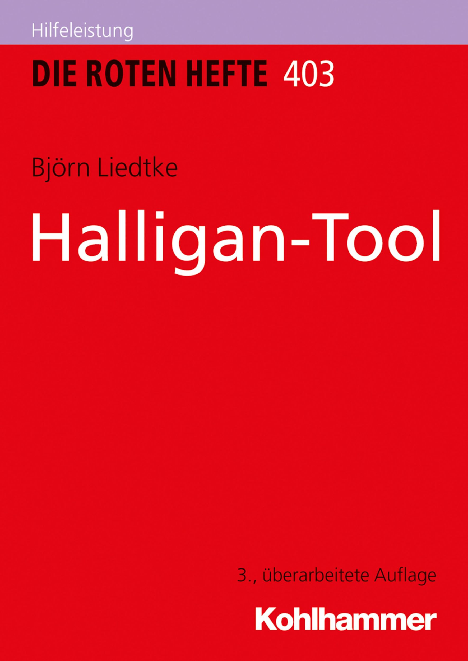 Cover: 9783170344952 | Halligan-Tool | Björn Liedtke | Taschenbuch | 88 S. | Deutsch | 2018