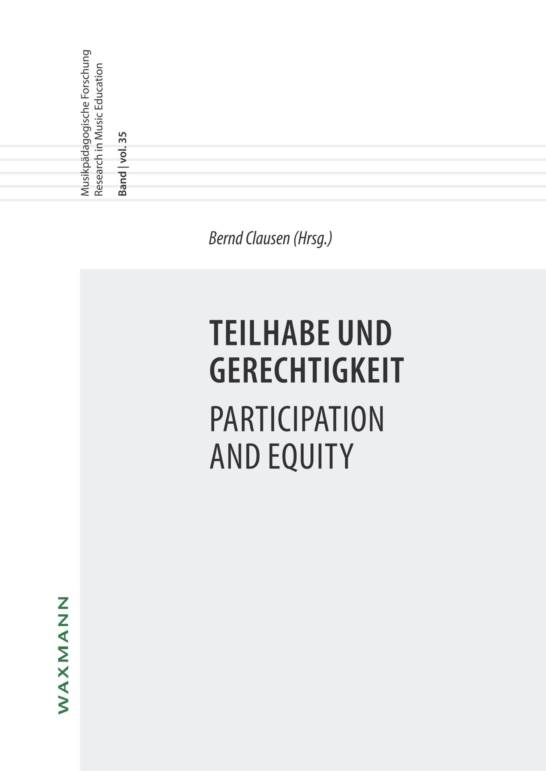 Cover: 9783830931447 | Teilhabe und Gerechtigkeit Participation and Equity | Bernd Clausen