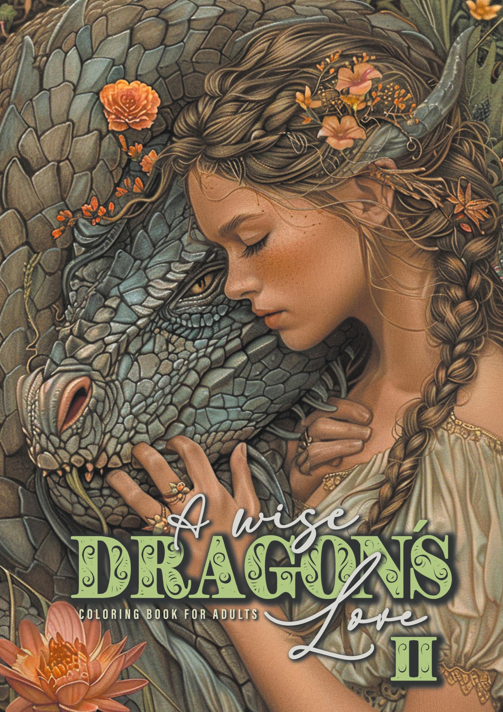 Cover: 9783758478185 | A wise Dragon´s Love Coloring Book for Adults 2 | Monsoon Publishing