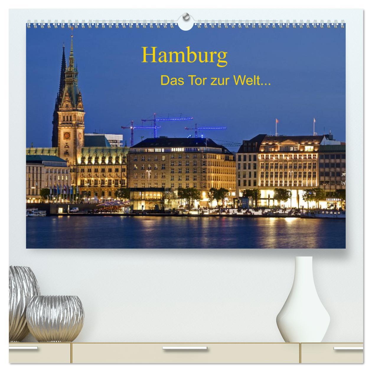 Cover: 9783435619498 | Hamburg . Das Tor zur Welt... (hochwertiger Premium Wandkalender...