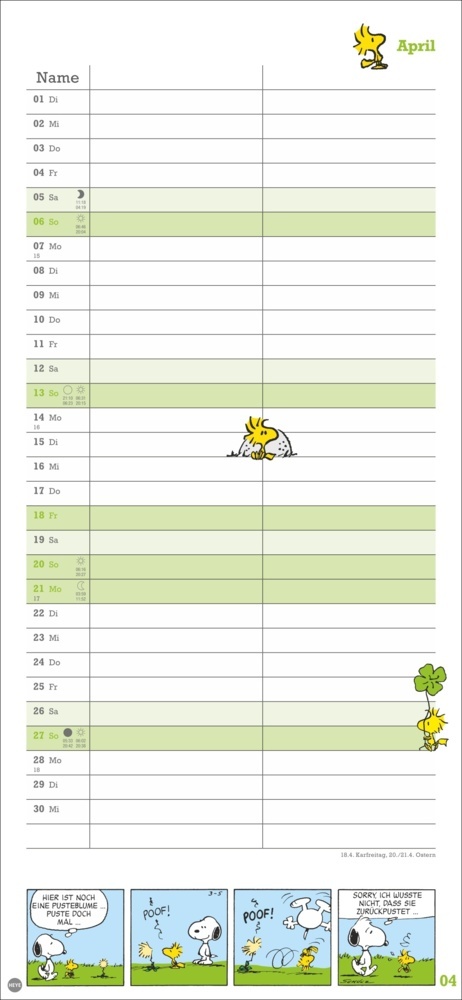 Bild: 9783756406081 | Peanuts Planer Wir zwei 2025 | Kalender | Spiralbindung | 14 S. | 2025