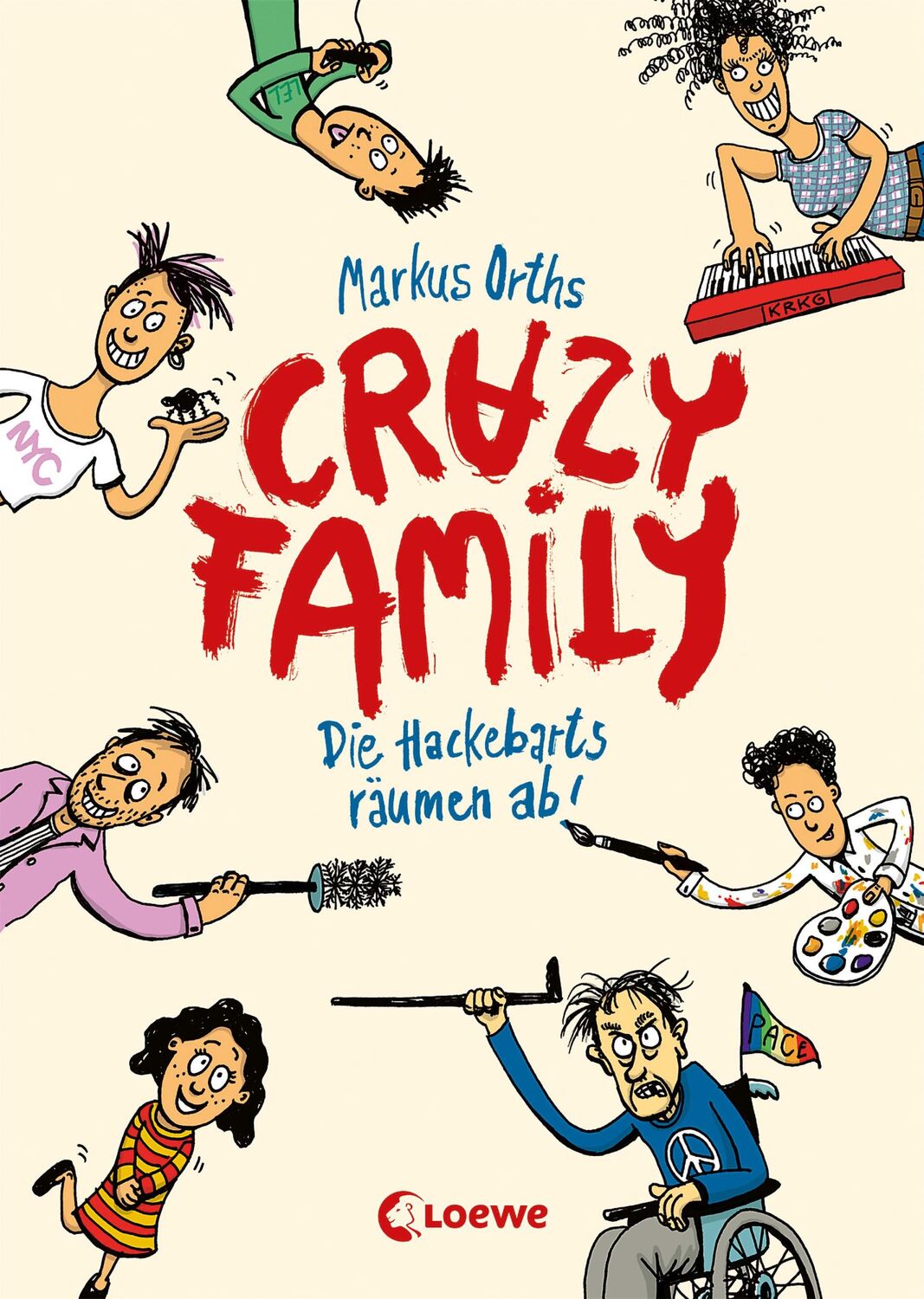 Cover: 9783743212176 | Crazy Family (Band 1) - Die Hackebarts räumen ab! | Markus Orths