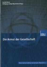 Cover: 9783810028563 | Die Armut der Gesellschaft | Wolfgang Ludwig-Mayerhofer (u. a.) | Buch