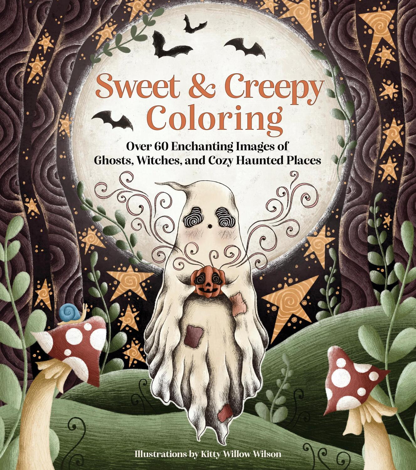 Cover: 9781631069109 | Sweet &amp; Creepy Coloring: Over 60 Enchanting Images of Ghosts,...