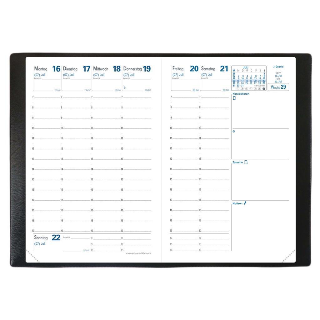 Bild: 3371010479917 | Taschenkalender Akademiker Club himbeere 2024/2025 | Quo Vadis | Buch