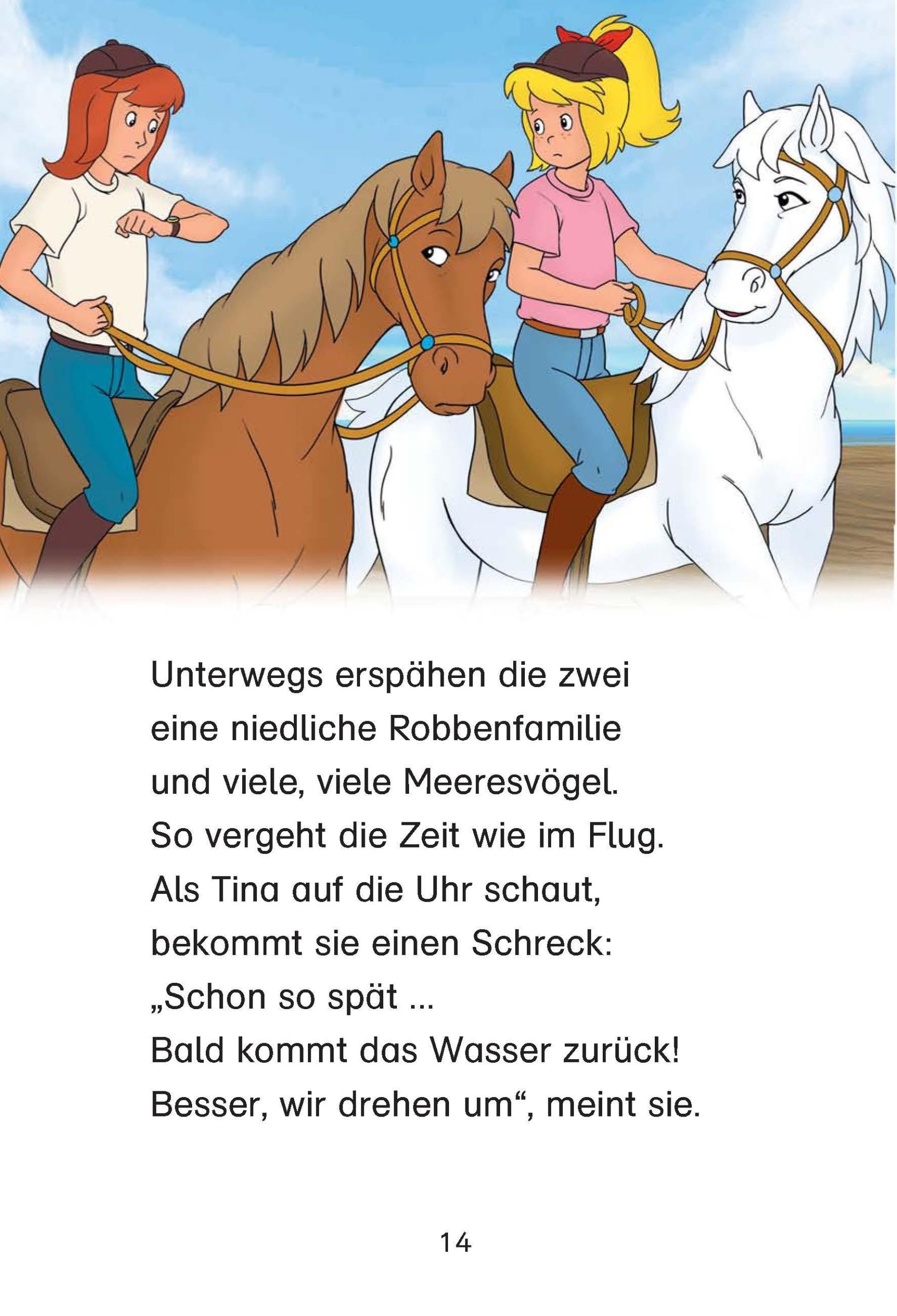 Bild: 9783129493342 | Bibi &amp; Tina - Pferde-Abenteuer am Meer | Erstleser 2. Klasse | Buch