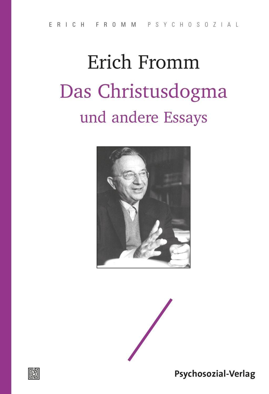 Cover: 9783837929591 | Das Christusdogma und andere Essays | Erich Fromm psychosozial | Fromm