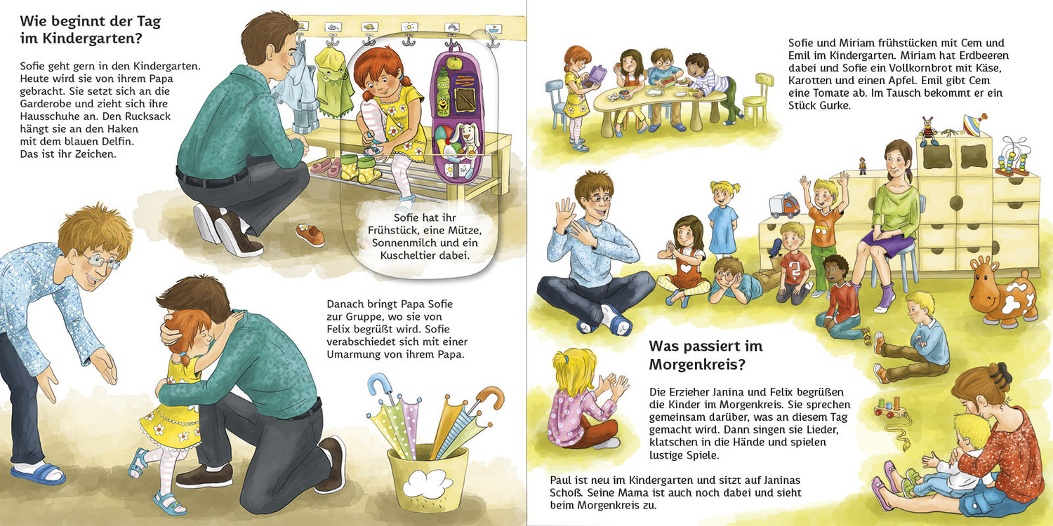 Bild: 9783741525483 | Mein Tag im Kindergarten | Entdeckerbuch mit Klappen | Gieth (u. a.)