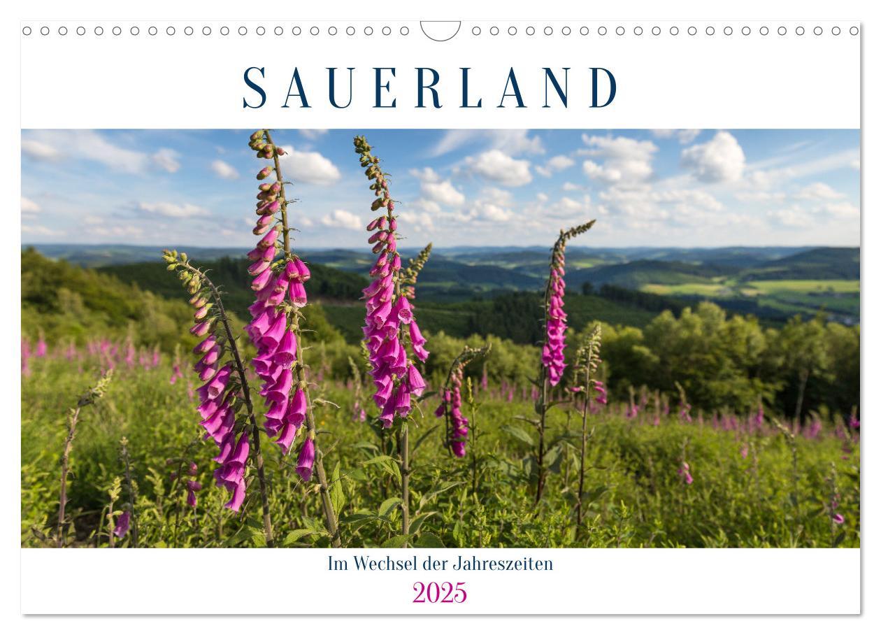 Cover: 9783435018826 | Das Sauerland im Wechsel der Jahreszeiten (Wandkalender 2025 DIN A3...