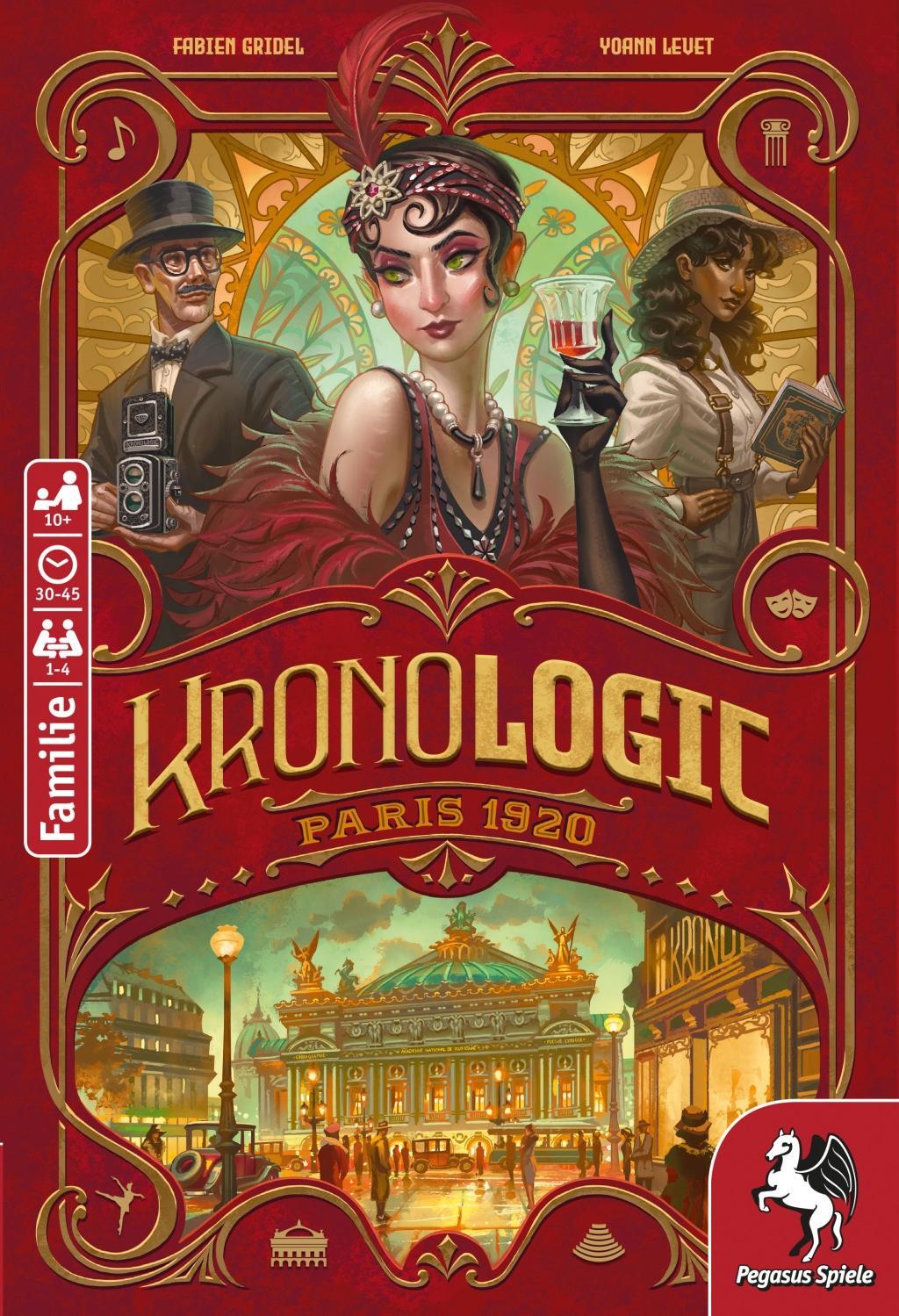 Bild: 4250231740060 | Kronologic - Paris 1920 | Spiel | 18710G | Deutsch | 2024 | Pegasus