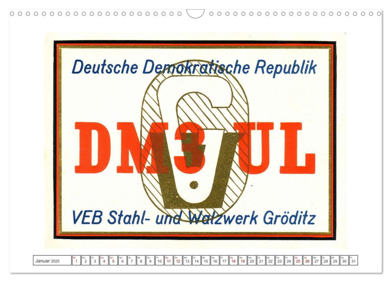 Bild: 9783383940644 | DDR Amateurfunk Historische Karten (Wandkalender 2025 DIN A3 quer),...