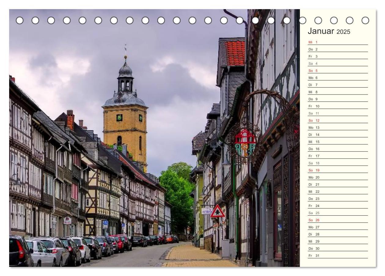 Bild: 9783435523559 | Goslar - Hanse- und Kaiserstadt im Harz (Tischkalender 2025 DIN A5...