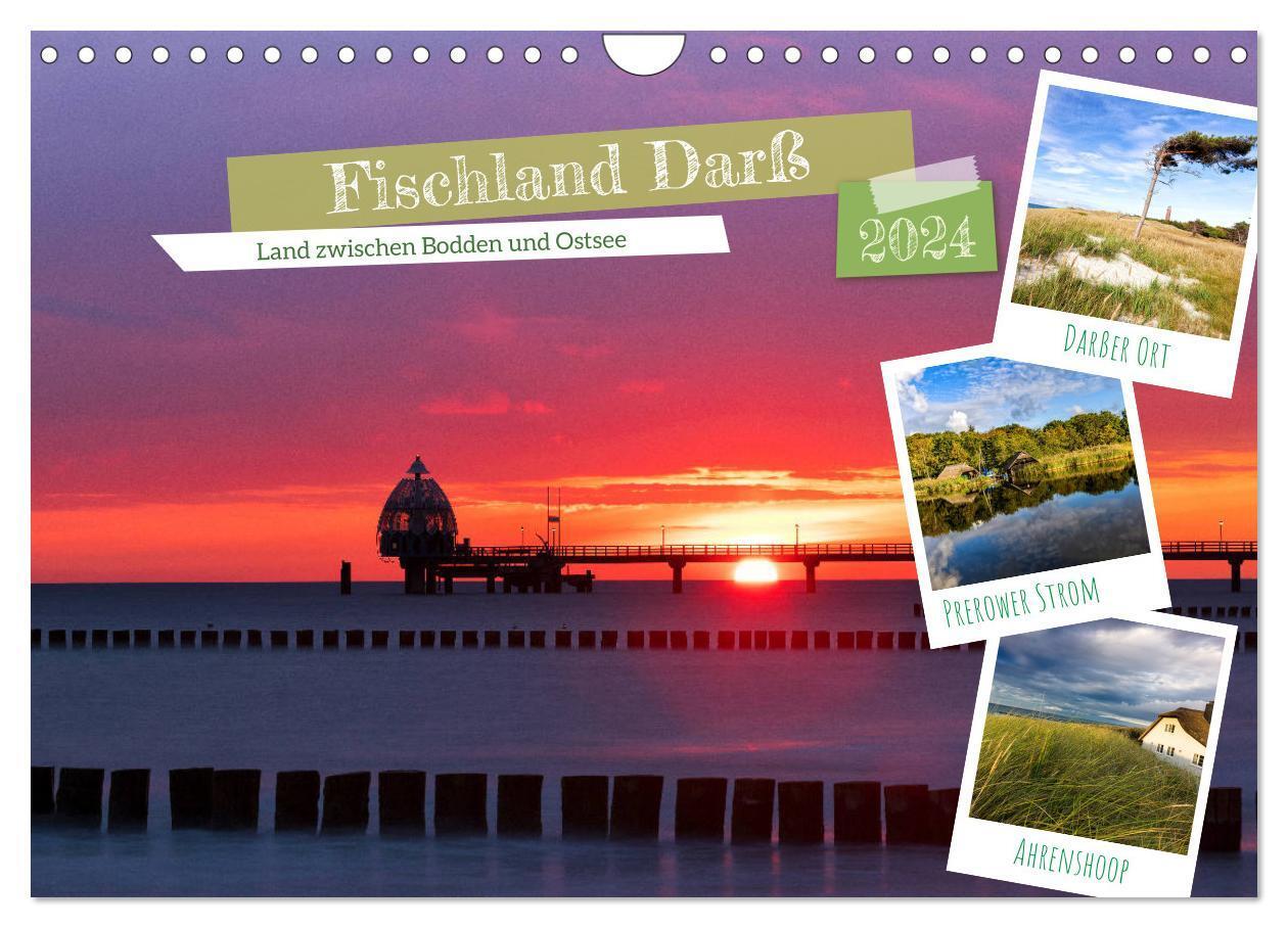 Cover: 9783675814080 | Fischland Darß - Land zwischen Bodden und Ostsee (Wandkalender 2024...