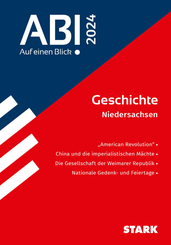 Cover: 9783849056568 | STARK Abi - auf einen Blick! Geschichte Niedersachsen 2024 | Buch