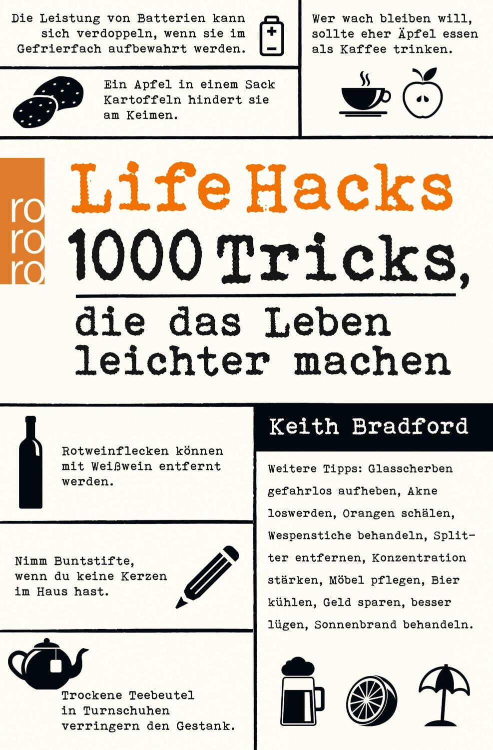Cover: 9783499631047 | Life Hacks | 1000 Tricks, die das Leben leichter machen | Bradford