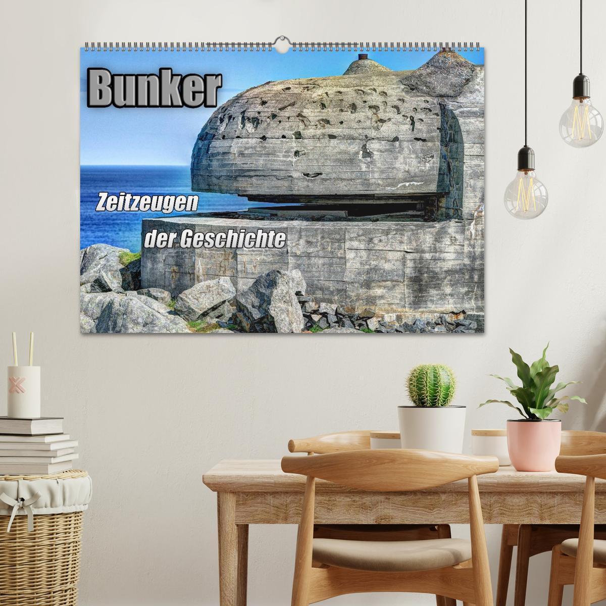 Bild: 9783435645381 | Bunker Zeitzeugen der Geschichte (Wandkalender 2025 DIN A2 quer),...